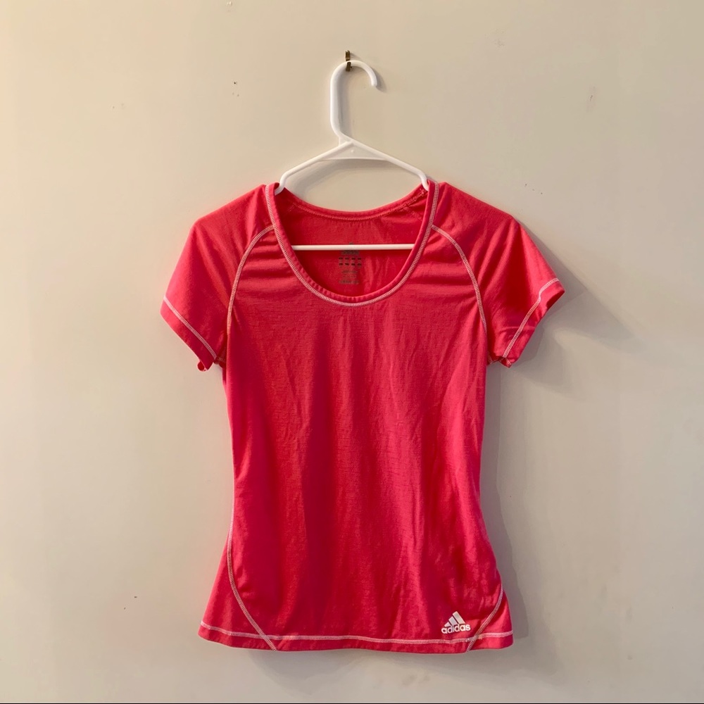 Pink/Red Adidas T-Shirt